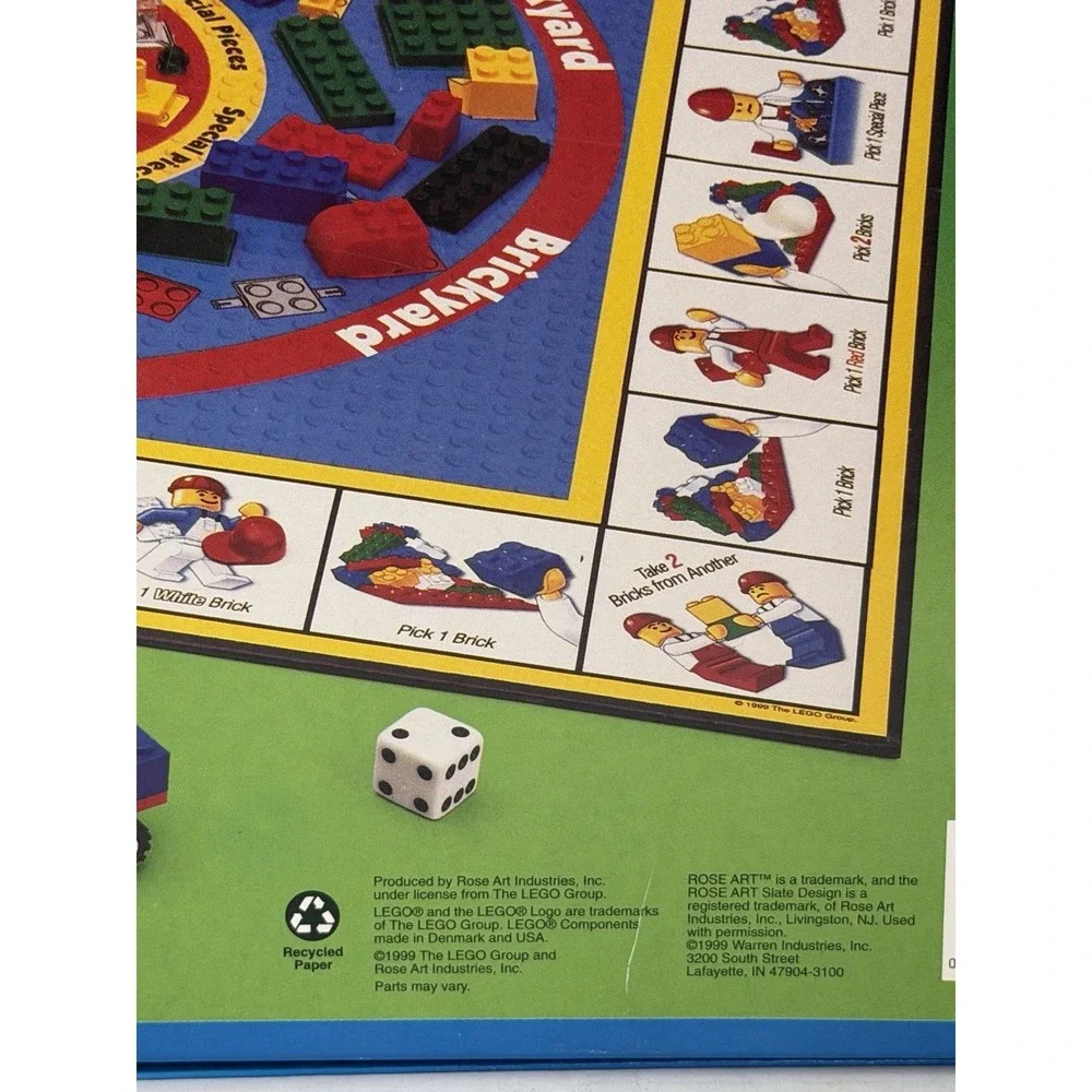 Vintage LEGO CREATOR The Race To Build It Board Game 100% Complete Set